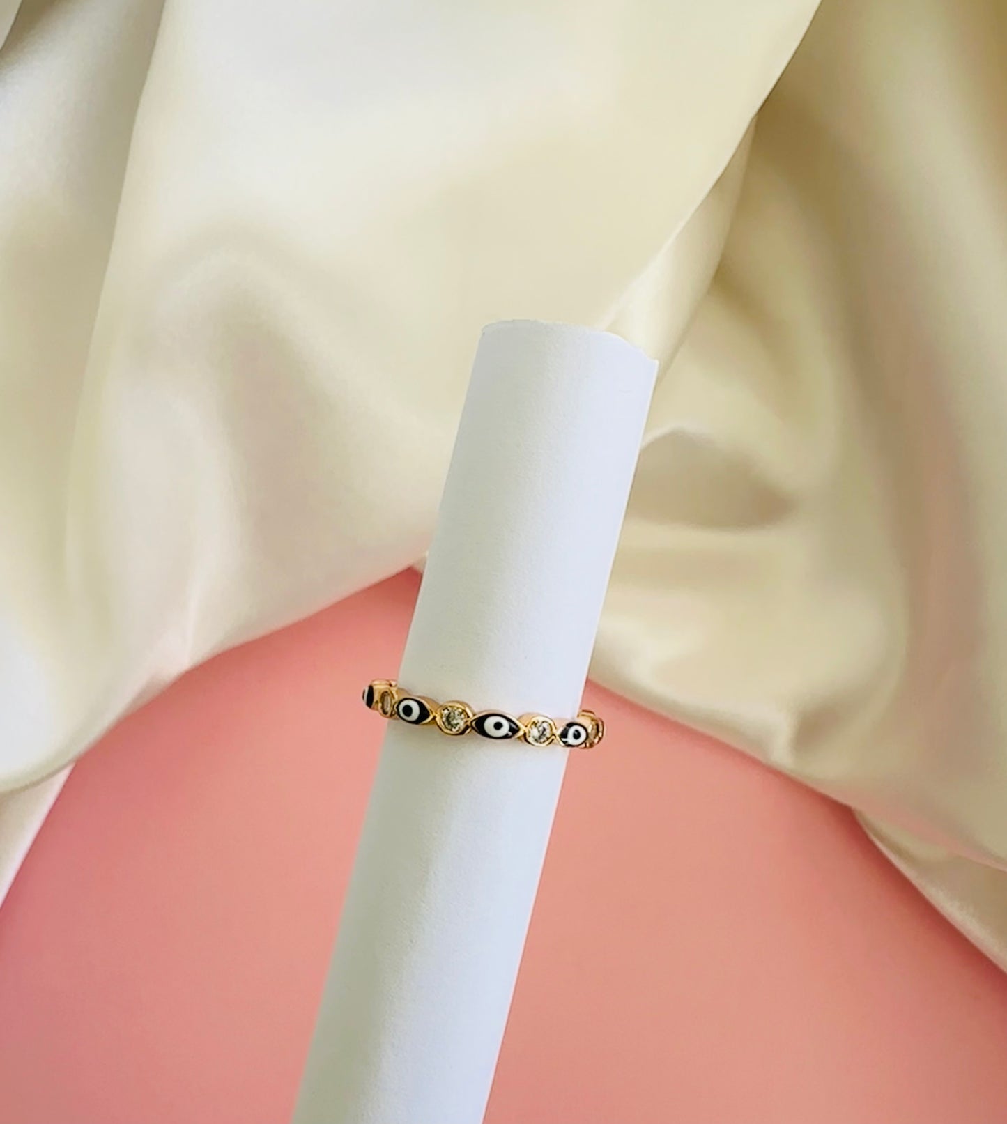 Evil Eye Dainty Ring