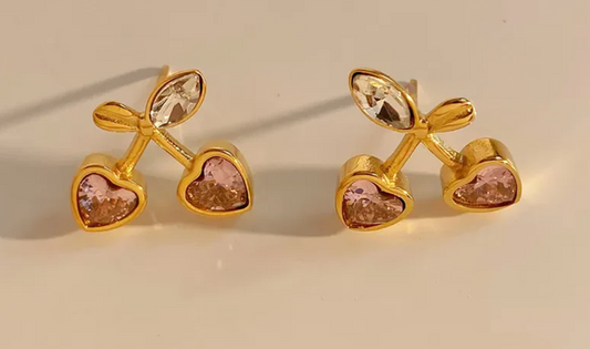 Cherry Love Studs