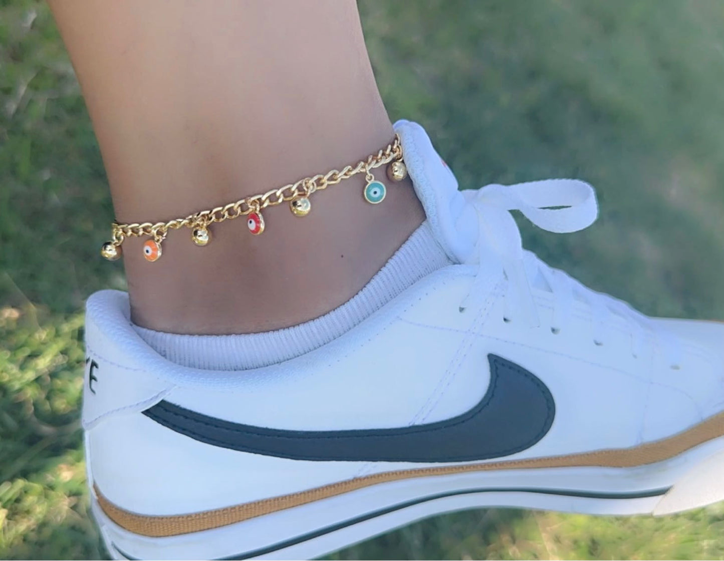Multicolor Ojito Anklet