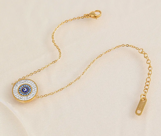 Evil Blue Eye Bracelet