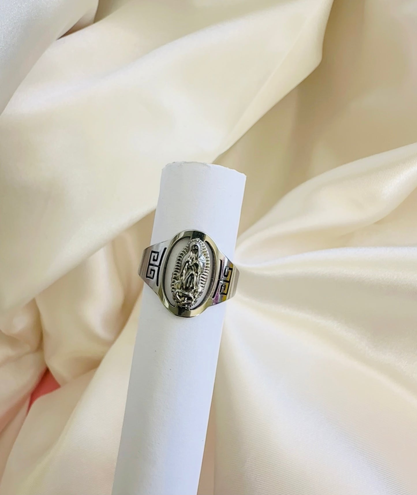 Men Virgen de Guadalupe Ring