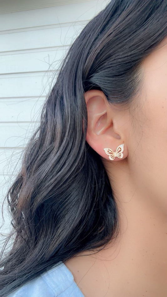Simple Butterfly Earrings