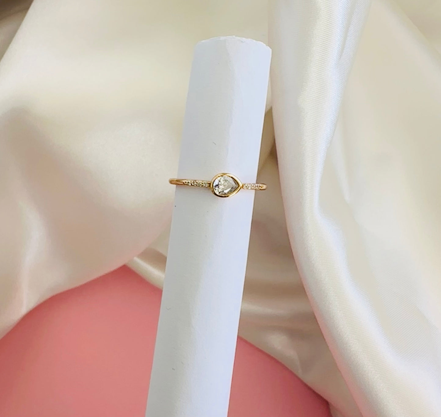 Dainty Teardrop Ring
